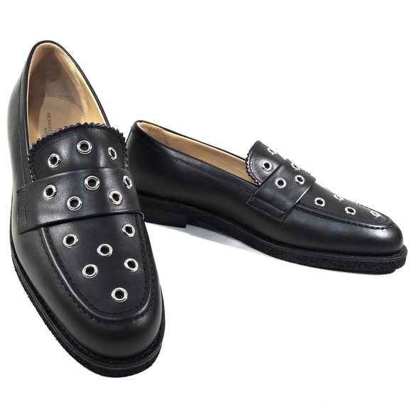PRINCIPE DI BOLOGNA 🇮🇹 WOMEN'S BLACK SOFT LEATHER COMFORT LOAFERS